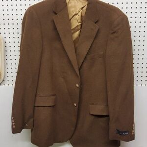 Bill Blass camel hair sports jacket men's size 44L